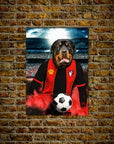 'Bournemouth Doggos Football' Personalized Dog Poster