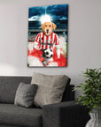 'Brentford Doggos Football' Personalized Pet Canvas
