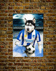 'Brighton Doggos Football' Personalized Dog Poster