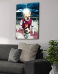 'Burnley Doggos Football' Personalized Pet Canvas