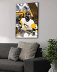 'Pittsburgh Doggos Hockey' Personalized Pet Canvas