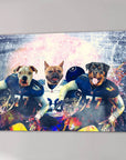 'Tennesee Doggos' Personalized 3 Pet Canvas