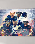 'Tennesee Doggos' Personalized 5 Pet Canvas