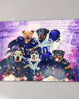 'Minnesota Doggos' Personalized 5 Pet Canvas