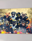 'Pittsburgh Doggos' Personalized 6 Pet Canvas