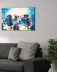 'Detroit Doggos' Personalized 3 Pet Canvas