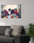 'Tampa Bay Doggos' Personalized 3 Pet Canvas