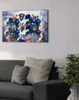 'Tennesee Doggos' Personalized 6 Pet Canvas