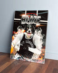 'San Andoggo Spurs' Personalized Pet Canvas