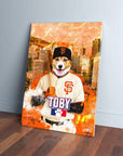 'San Franpawsco Giants' Personalized Pet Canvas