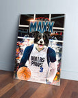 'Dallas Mavericks Doggos' Personalized Pet Canvas