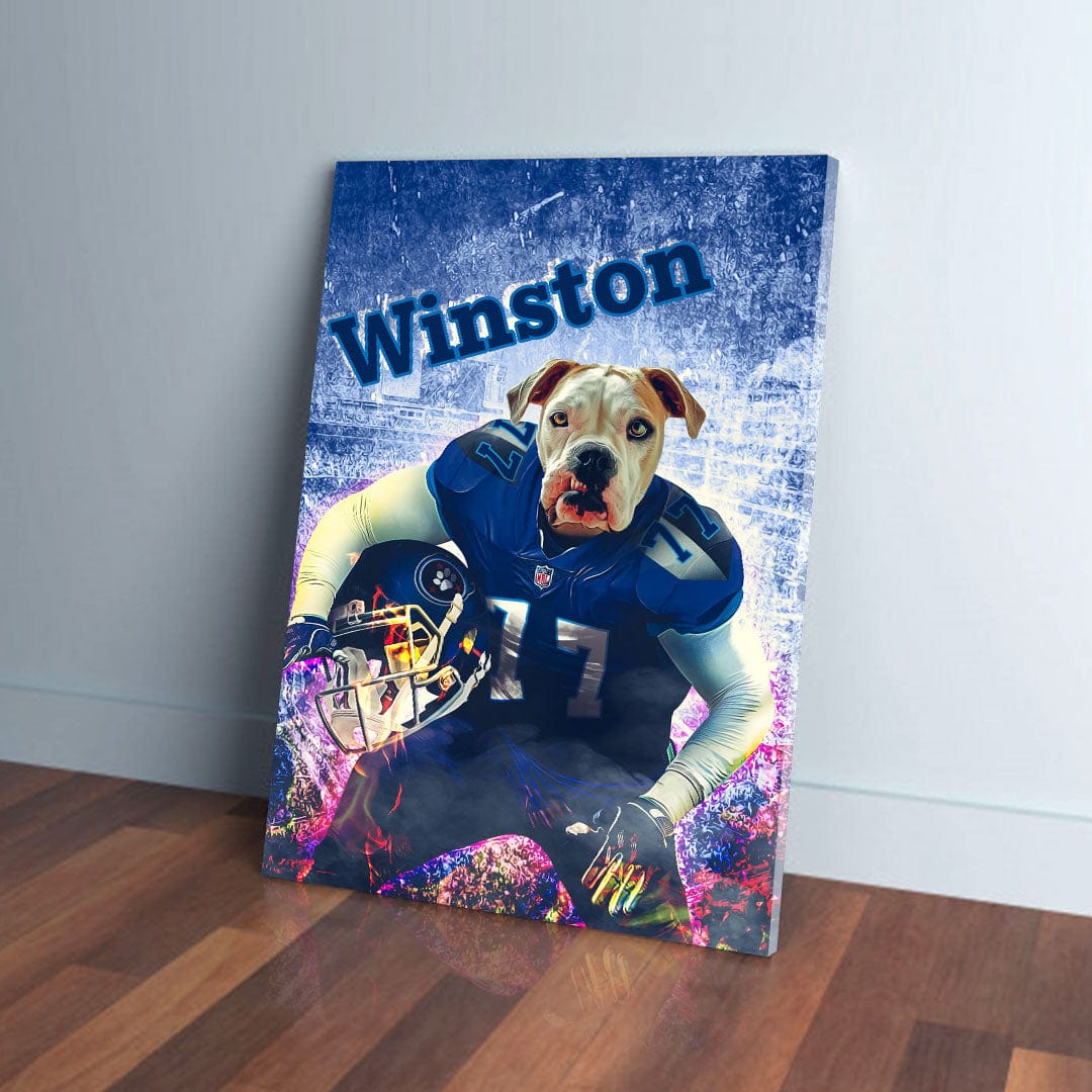 &#39;Tennesee Doggos&#39; Personalized Pet Canvas