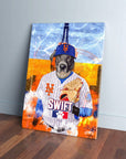 'New York Mets Doggos' Personalized Pet Canvas