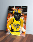 'Indiana Pacers Doggos' Personalized Pet Canvas