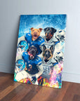 'Detroit Doggos' Personalized 4 Pet Canvas