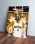 'Paw Orleans Pelicans' Personalized Pet Canvas