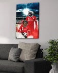 'Liverpool Doggos Football' Personalized 2 Pet Canvas