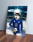 'Chelsea Doggos Football' Personalized Pet Canvas