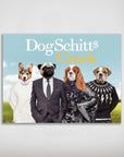 'DogSchitt's Creek' Personalized 4 Pet Mini Portrait