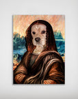 'Dogga Lisa' Personalized Dog Mini Portrait