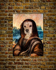 'Dogga Lisa' Personalized Dog Mini Portrait