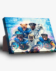 'Detroit Doggos' Personalized 5 Pet Standing Canvas