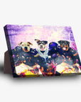 'Minnesota Doggos' Personalized 3 Pet Standing Canvas