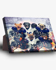 'Baltimore Doggos' Personalized 6 Pet Standing Canvas