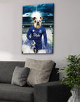 'Everton Doggos Football' Personalized Pet Canvas
