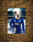 'Everton Doggos Football' Personalized Dog Poster