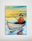 'The Fisherman' Personalized Pet Mini Portrait