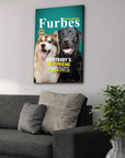 'Furbes' Personalized 2 Pet Canvas