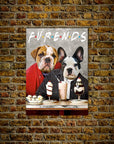 'Furends' Personalized 2 Pet Mini Portrait