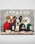 'Furends' Personalized 3 Pet Mini Portrait