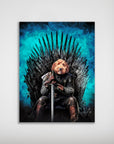 'Game of Bones' Personalized Dog Mini Portrait