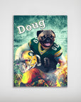 'Green Bay Doggos' Personalized Dog Mini Portrait