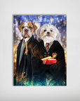 'Harry Doggers 2' Personalized 2 Pet Mini Portrait