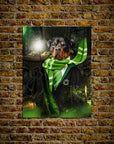 'Harry Dogger (Slytherawr)' Personalized Pet Mini Portrait