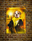 'Harry Dogger (Wooflepuff)' Personalized Pet Mini Portrait