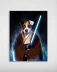 'Doggo-Jedi' Personalized Dog Mini Portrait