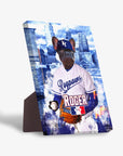 'Kansas City Doggo Royals' Personalized Pet Standing Canvas