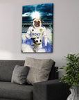 'Leeds United Doggos Football' Personalized Pet Canvas