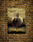 'Lord Of The Meows' Personalized Pet Mini Portrait