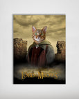 'Lord Of The Meows' Personalized Pet Mini Portrait