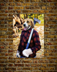 'The Lumberjack' Personalized Pet Mini Portrait