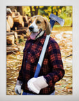 'The Lumberjack' Personalized Pet Mini Portrait