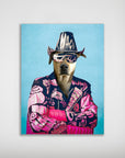 'Macho Man Randy Dogger' Personalized Mini Portrait