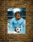 'Manchester City Doggos Football' Personalized Dog Poster