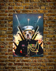 'The Marine' Personalized Pet Mini Portrait