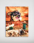 'Mexican Desert' Personalized Pet Mini Portrait